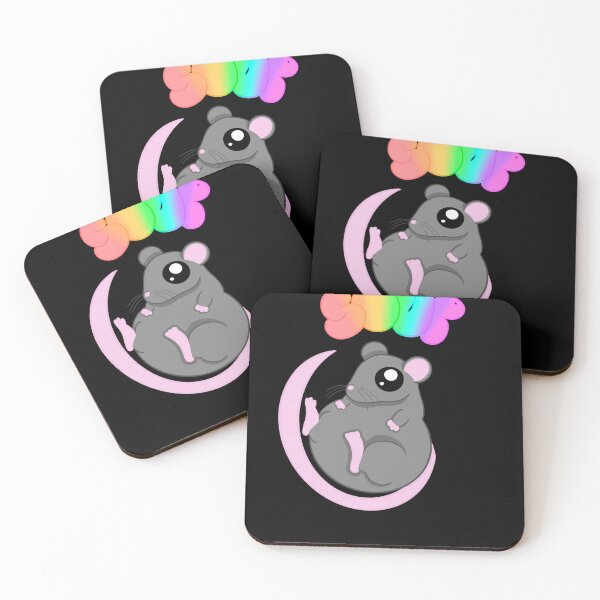 Item preview, Soup rat black background designed and sold by CreationsByFey.