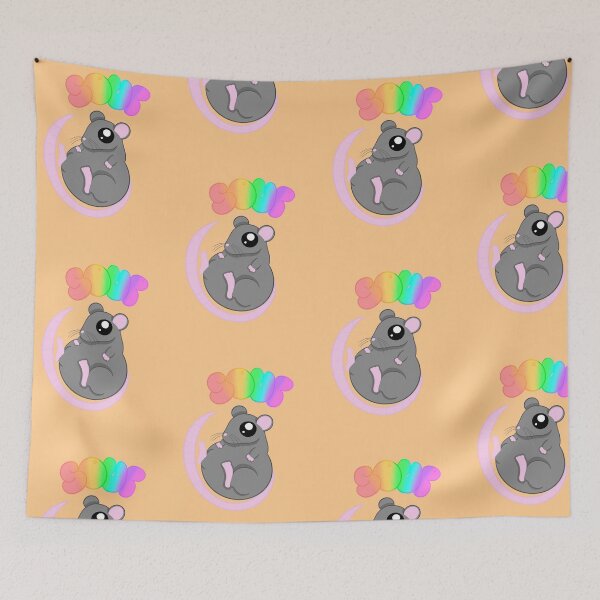 Item preview, Soup rat orange background designed and sold by CreationsByFey.
