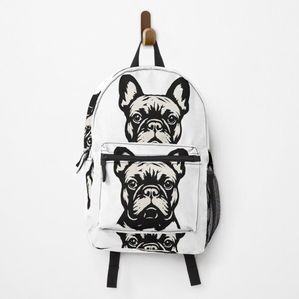 Artikelvorschau, Fette französische Bulldoggen-Illustration entworfen und verkauft von Wiredart.