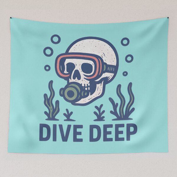 Item preview, Scuba Diving Dive Deep designed and sold by CreepyCornerArt.