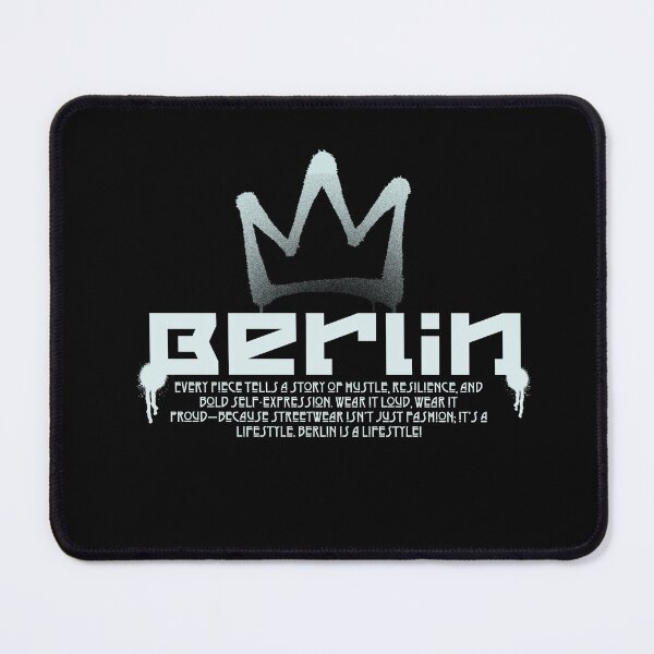 Item preview, Berlin lettering with graffiti crown designed and sold by Ecmoprints.