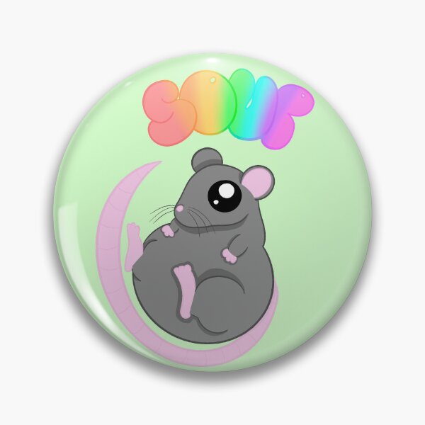 Item preview, Soup rat green background designed and sold by CreationsByFey.