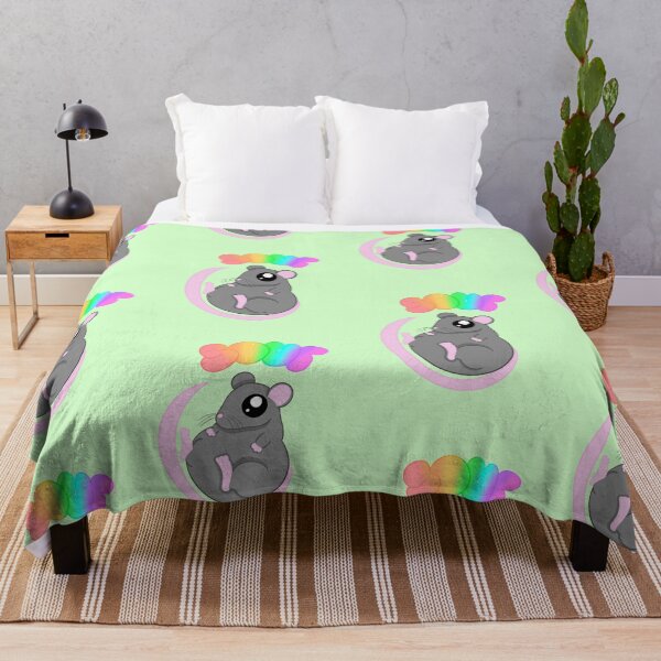 Item preview, Soup rat green background designed and sold by CreationsByFey.