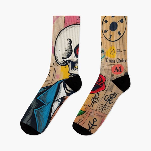 Item preview, Abstract illustration in the style of punk culture designed and sold by BoBiloArt.