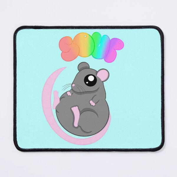 Item preview, Soup rat light blue background designed and sold by CreationsByFey.