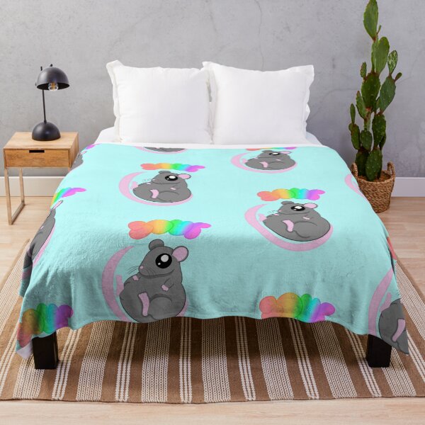 Item preview, Soup rat light blue background designed and sold by CreationsByFey.