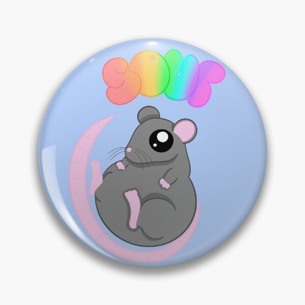 Item preview, Soup rat dark blue background designed and sold by CreationsByFey.
