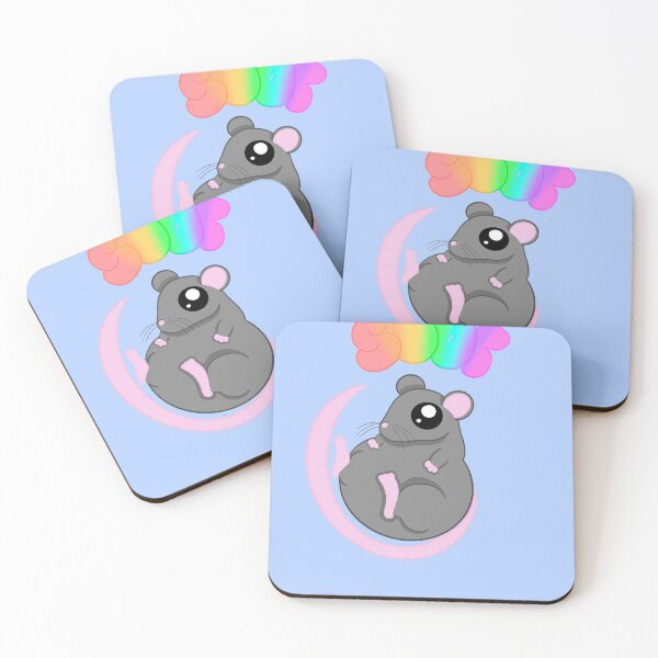 Item preview, Soup rat dark blue background designed and sold by CreationsByFey.