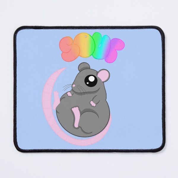 Item preview, Soup rat dark blue background designed and sold by CreationsByFey.