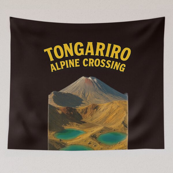 Item preview, Emerald Lakes beneath Mount Ngauruhoe, Tongariro Crossing designed and sold by Aryabek.