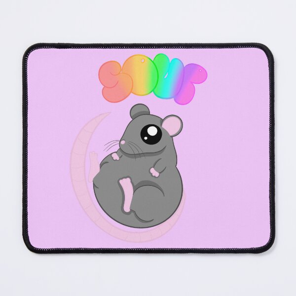 Item preview, Soup rat purple background designed and sold by CreationsByFey.