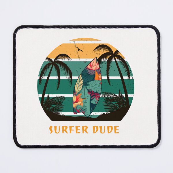 Item preview, Surfing Lover Surfer Dude Typography designed and sold by Sartoris Art.