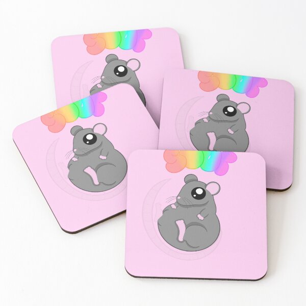 Item preview, Soup rat pink background designed and sold by CreationsByFey.