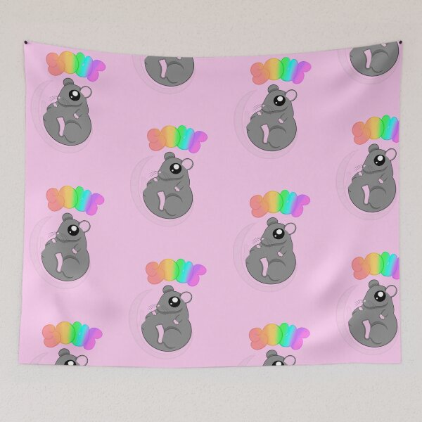 Item preview, Soup rat pink background designed and sold by CreationsByFey.