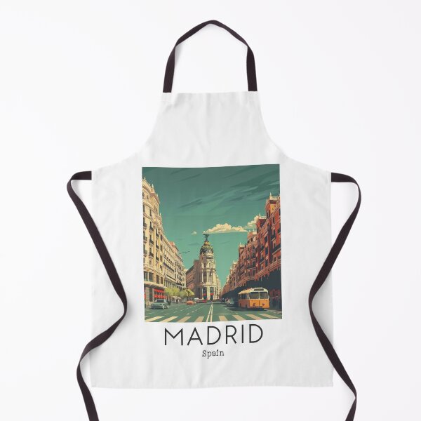 Item preview, A Vintage Travel Art of Madrid - Spain designed and sold by GoodOldVintage.