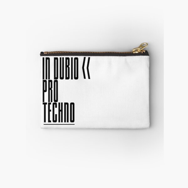 Item preview, IN DUBIO FOR TECHNO designed and sold by Ecmoprints.