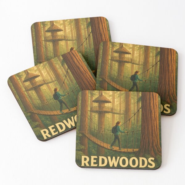 Item preview, Canopy Walk Among Redwoods, Whakarewarewa Forest Rotorua designed and sold by Aryabek.