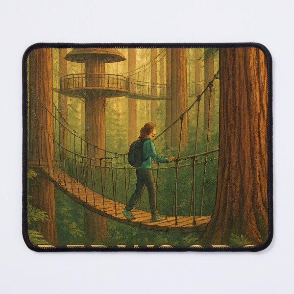 Item preview, Canopy Walk Among Redwoods, Whakarewarewa Forest Rotorua designed and sold by Aryabek.