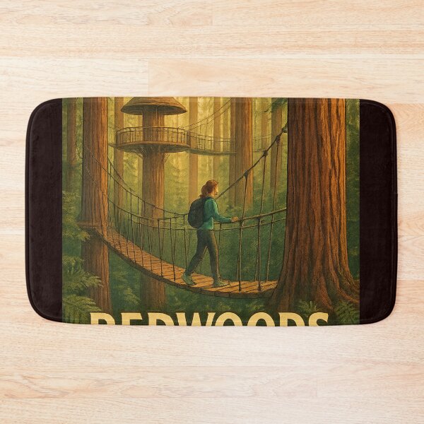 Item preview, Canopy Walk Among Redwoods, Whakarewarewa Forest Rotorua designed and sold by Aryabek.
