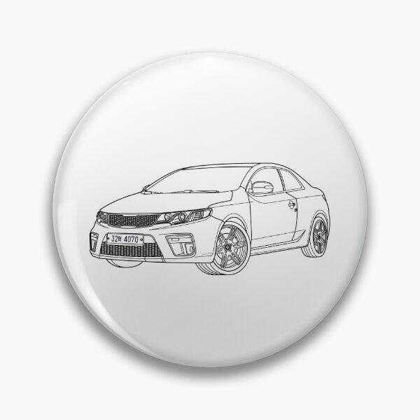 Item preview, KIA FORTE KOUP line art designed and sold by sketchjuny.