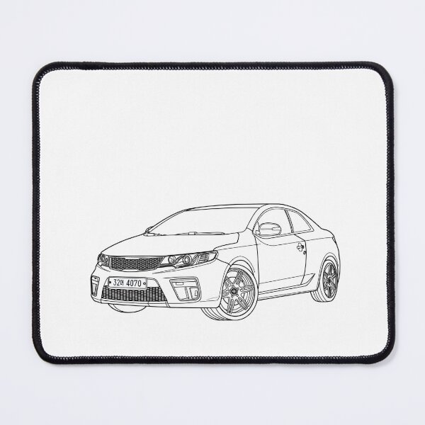 Item preview, KIA FORTE KOUP line art designed and sold by sketchjuny.