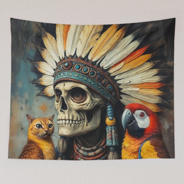 Item preview, Abstract illustration in the style of punk culture designed and sold by BoBiloArt.