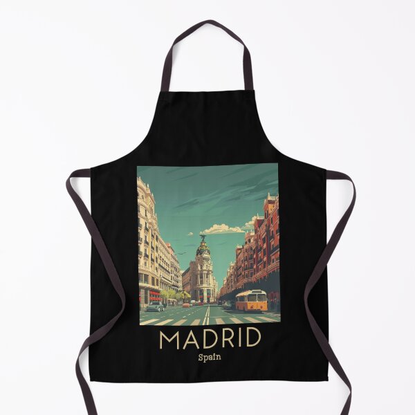 Item preview, A Vintage Travel Art of Madrid - Spain designed and sold by GoodOldVintage.