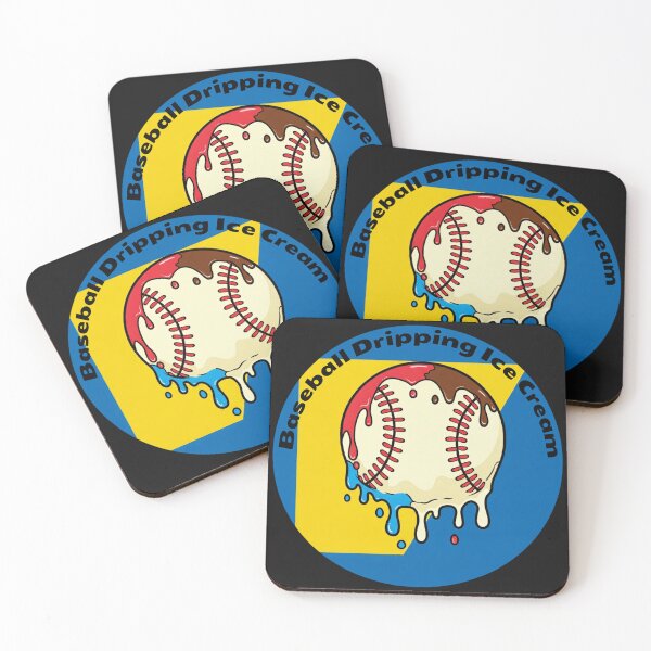 Item preview, Baseball Dripping Ice Cream designed and sold by SurrealArtSzysz.