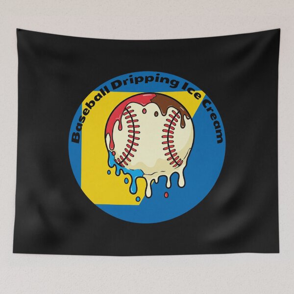 Item preview, Baseball Dripping Ice Cream designed and sold by SurrealArtSzysz.
