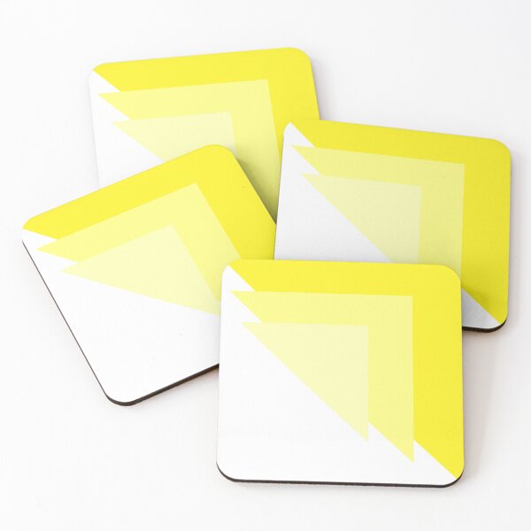 Item preview, Solid Yellow Minimal Pattern Oriented Artwork 2 designed and sold by MasalaStrokes.