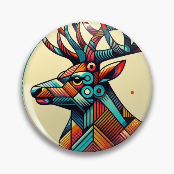 Item preview, Colorful geometric deer designed and sold by Dogandesighn.
