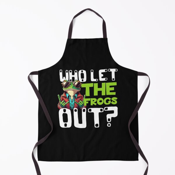 Item preview, Who Let The Frogs Out? designed and sold by Belarte.shop.