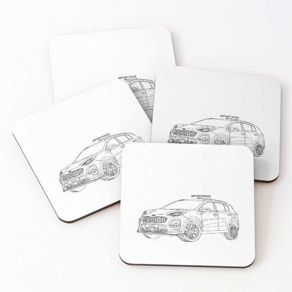 Item preview, KIA SPORTAGE The Bold line art designed and sold by sketchjuny.
