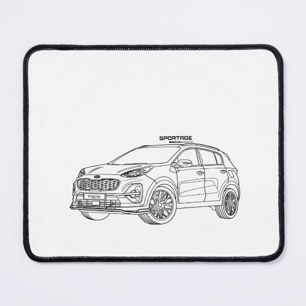 Item preview, KIA SPORTAGE The Bold line art designed and sold by sketchjuny.