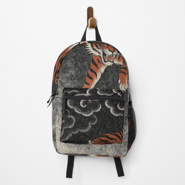 Item preview, Mystical Tiger in the Clouds Japanese Art Print designed and sold by weirdfishes123.