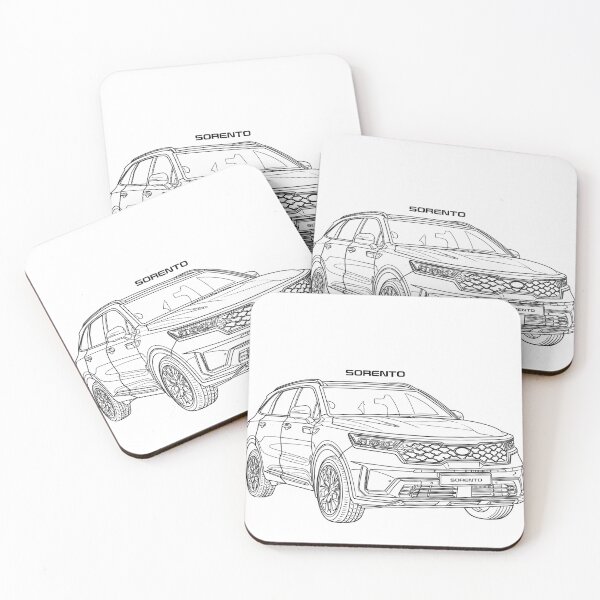 Item preview,  KIA SORENTO line art designed and sold by sketchjuny.