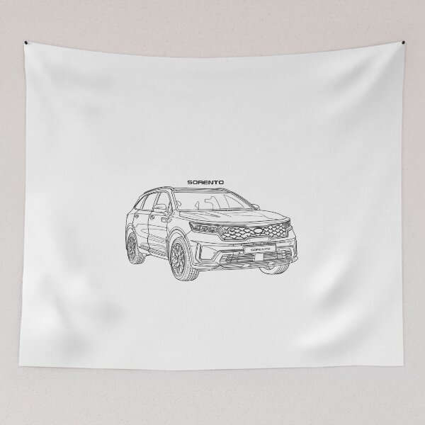 Item preview,  KIA SORENTO line art designed and sold by sketchjuny.