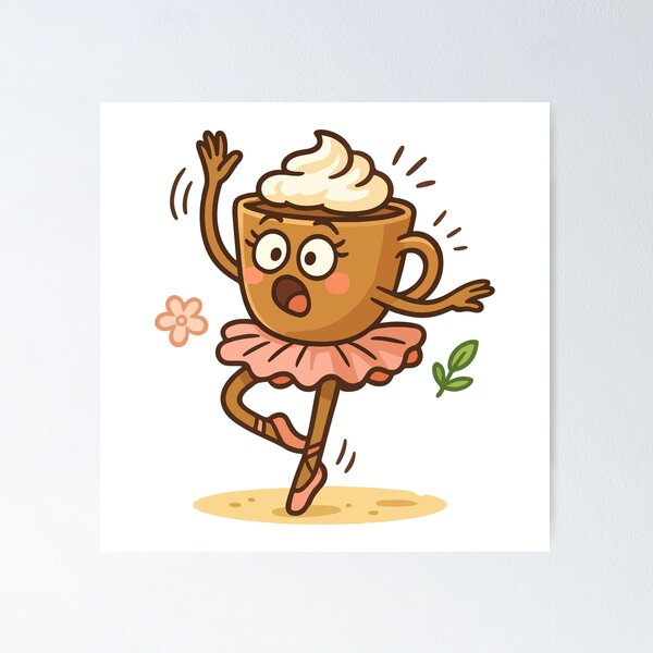 Item preview, Ballerina Capuchina (Italian Brainrot)! designed and sold by PutroGraph.