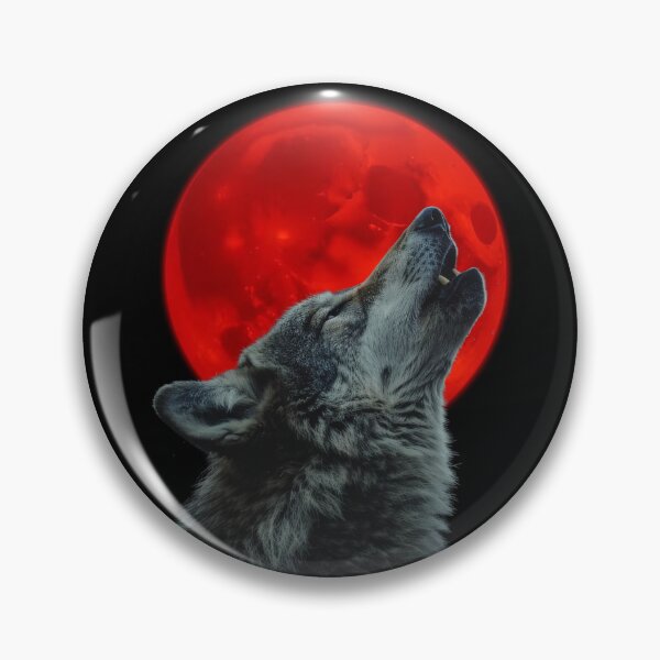 Item preview, Howling Wolf During Blood Moon designed and sold by KA DESIGNS.