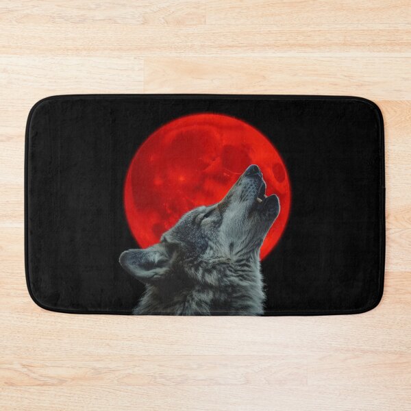 Item preview, Howling Wolf During Blood Moon designed and sold by KA DESIGNS.