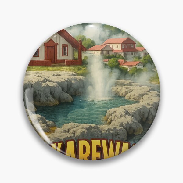 Item preview, Māori Thermal Village and Geysers, Whakarewarewa Rotorua designed and sold by Aryabek.