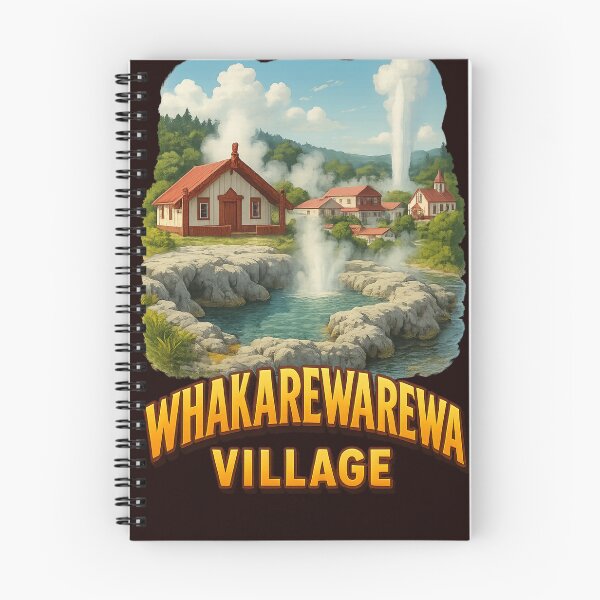 Item preview, Māori Thermal Village and Geysers, Whakarewarewa Rotorua designed and sold by Aryabek.