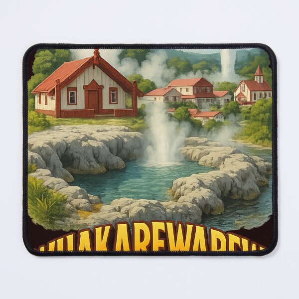 Item preview, Māori Thermal Village and Geysers, Whakarewarewa Rotorua designed and sold by Aryabek.