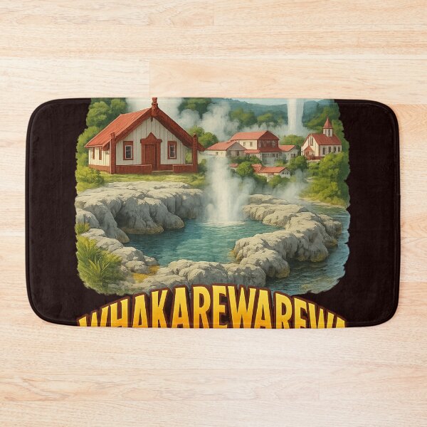 Item preview, Māori Thermal Village and Geysers, Whakarewarewa Rotorua designed and sold by Aryabek.