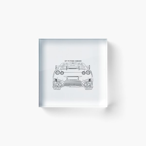 Item preview, NISSAN GT-R R35 Line art designed and sold by sketchjuny.