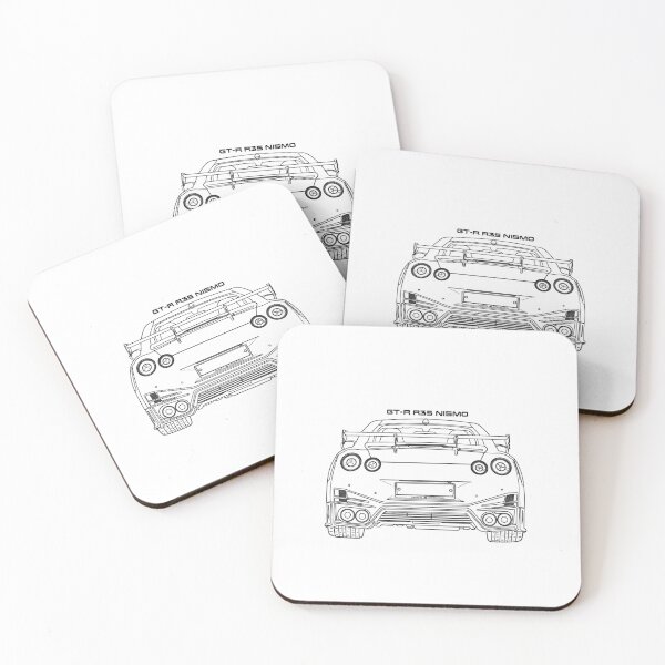 Item preview, NISSAN GT-R R35 Line art designed and sold by sketchjuny.