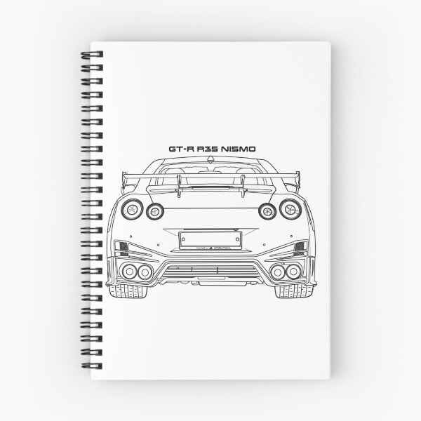 Item preview, NISSAN GT-R R35 Line art designed and sold by sketchjuny.