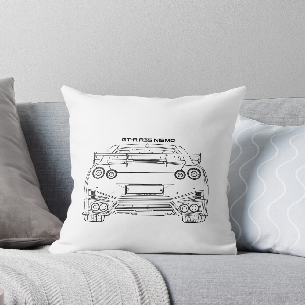Item preview, Throw Pillow designed and sold by sketchjuny.