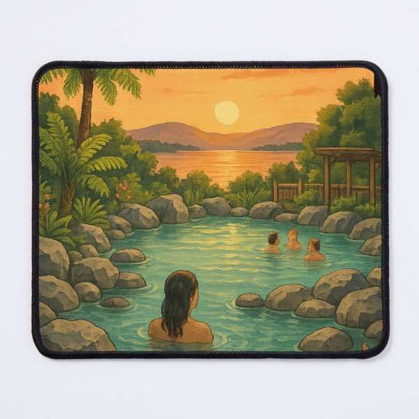 Item preview, Sunset Over Polynesian Spa Pools, Rotorua designed and sold by Aryabek.