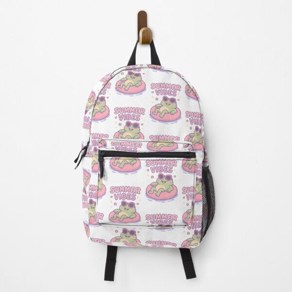 Item preview, Cute kawaii pastel aesthetic pink girly summer vibes frog with sunglasses designed and sold by Fantasy Cache.